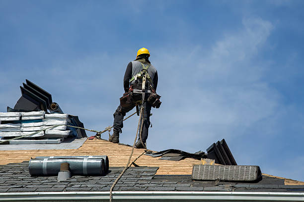 Professional Roof Replacement technician working in Schuylerville, NY